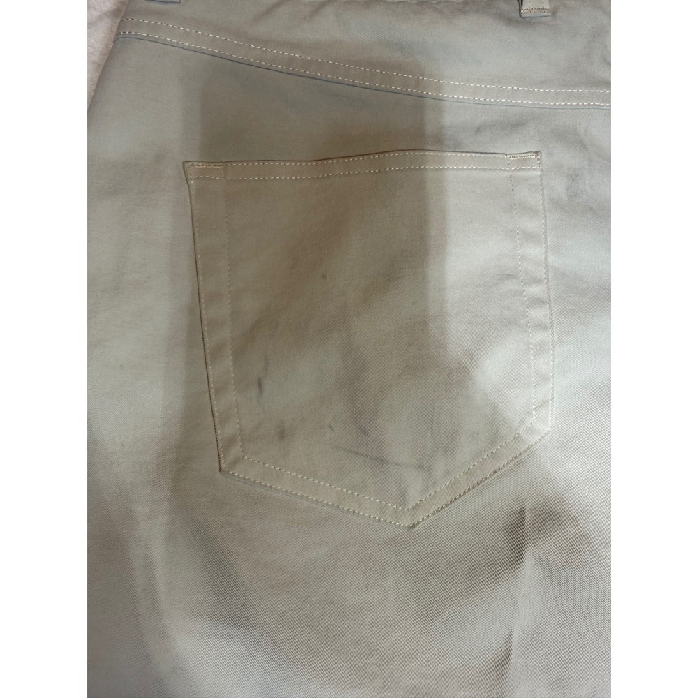 Peter Millar Mens 5-Pocket Performance Pants Light Khaki Stone 35x27 - Picture 6 of 6